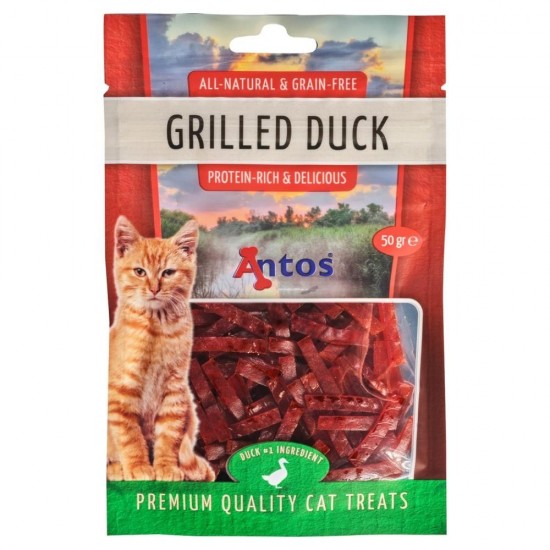 Cat treats grilled eend 50 gr 1623996516